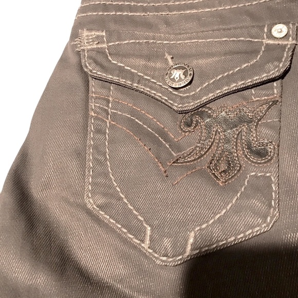 MEK DNM Dark Washed Gray Skinny Jeans - Picture 4 of 8